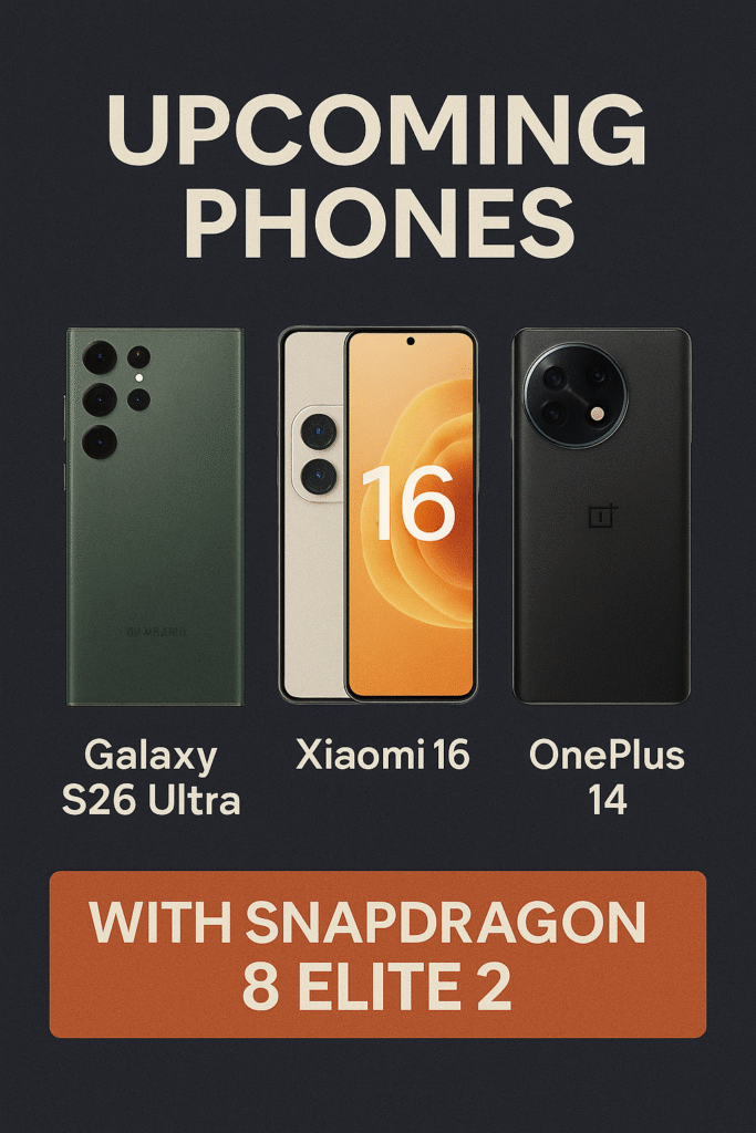 Upcoming Phones with Snapdragon 8 Elite 2